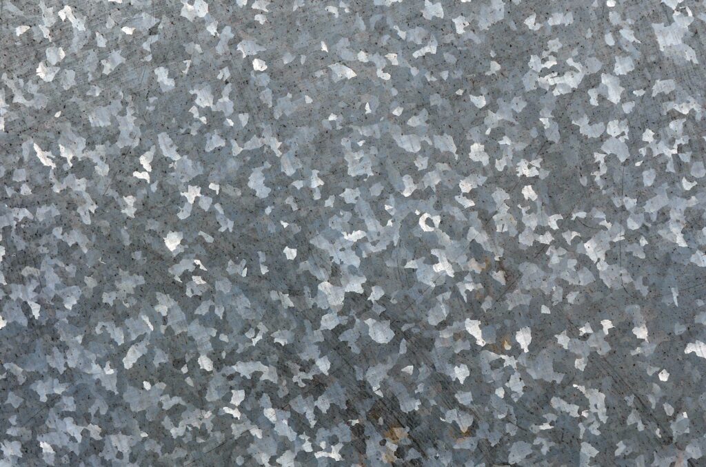 Zinc galvanized grunge metal texture may be used as background